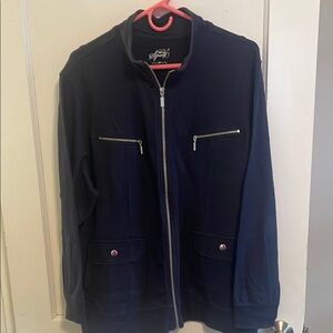 Style & Co Sport navy blue Zip-Up Jacket